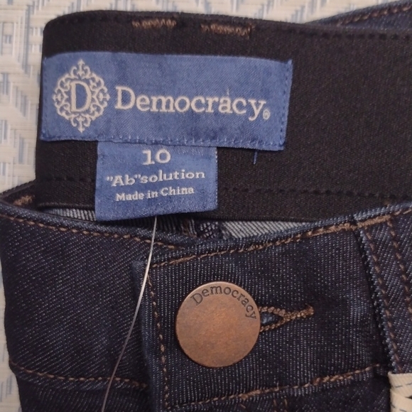 Democracy Dark Blue Jeans "Ab" Solution Booty Lift Jogging. - Picture 2 of 14